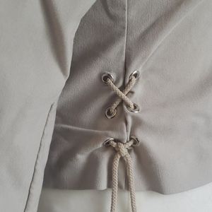 XS Y2K Fashion Bug jacket with side ties